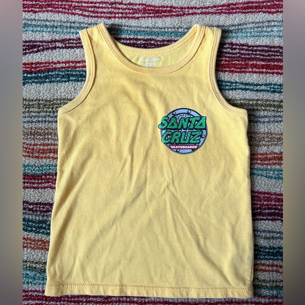 3T Santa Cruz Skateboard Ninja Turtle Tank Top